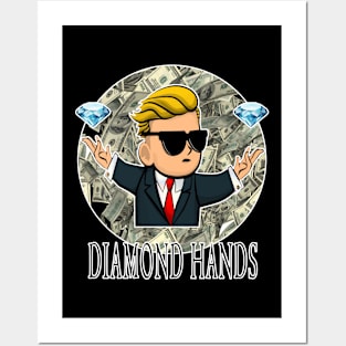 Diamond Hands Posters and Art